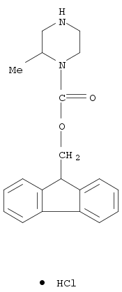 1-Piperazinecarboxylic acid, 2-methyl-, 9H-fluoren-9-ylmethyl ester, hydrochloride (1:1)